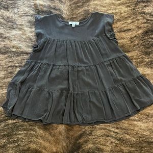 She & Sky ruffle sleeve tunic